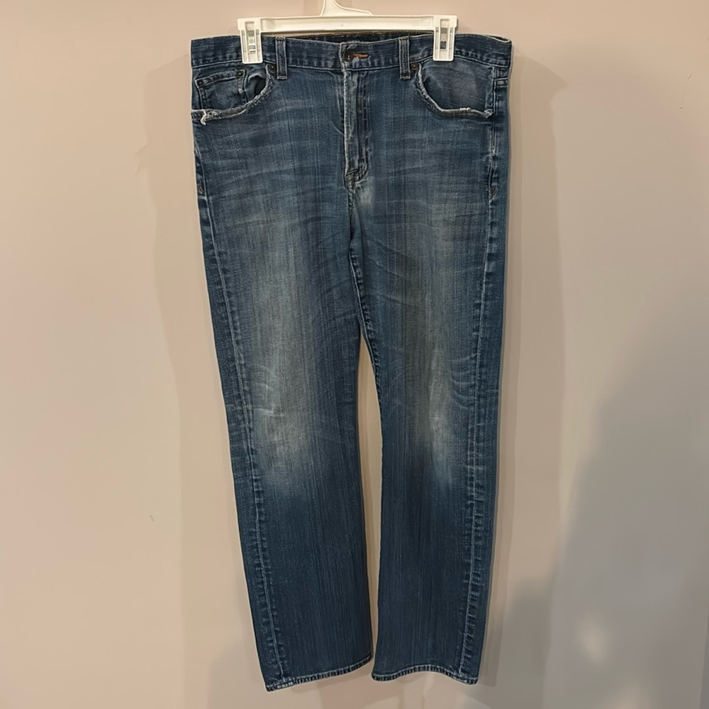 Lucky Brand Blue Vintage Straight Jeans Men's 34x32